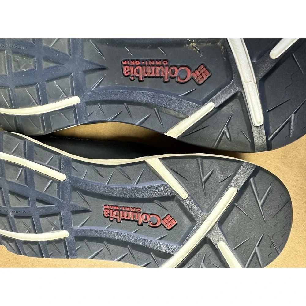 Columbia Bahama Vent PFG Slip On Boat Shoes Mens Size 12 Blue Red BM2663-468